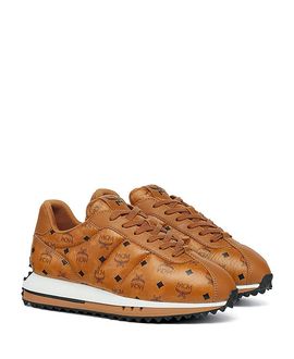 Mcm Mcm Men's Diamante Lo Sneakers in Quilted Monogram Leather