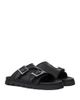 Mcm Mcm Men's Embossed Monogram Leather Sandals - 1
