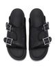 Mcm Mcm Men's Embossed Monogram Leather Sandals - 2