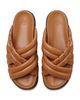 Mcm Mcm Men's Monogram Print Cross Sandals in Lamb Leather - 2