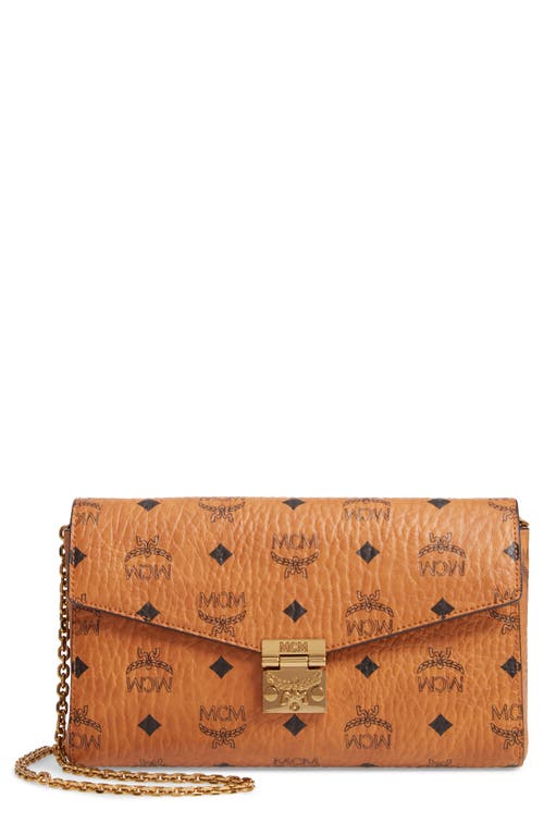 MCM MCM Millie Visetos Canvas Wallet on a Chain