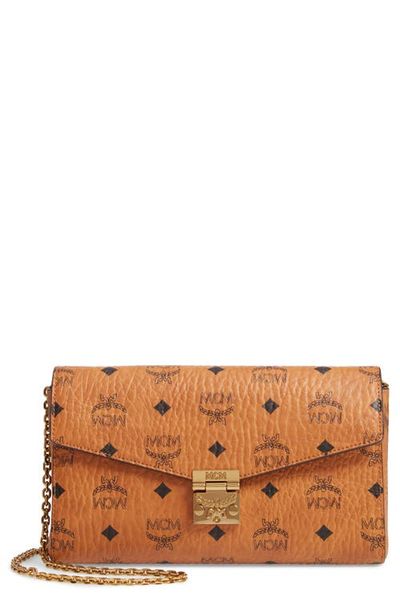 MCM MCM Millie Visetos Canvas Wallet on a Chain