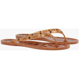 MCM MCM Monogram Jelly Thong Sandals