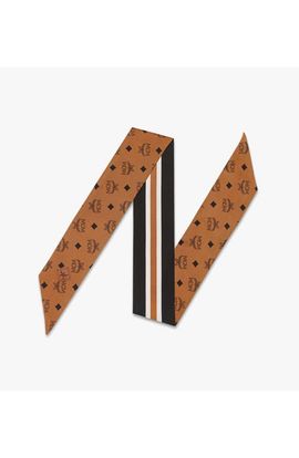 MCM MCM Monogram Print Petite Silk Scarf