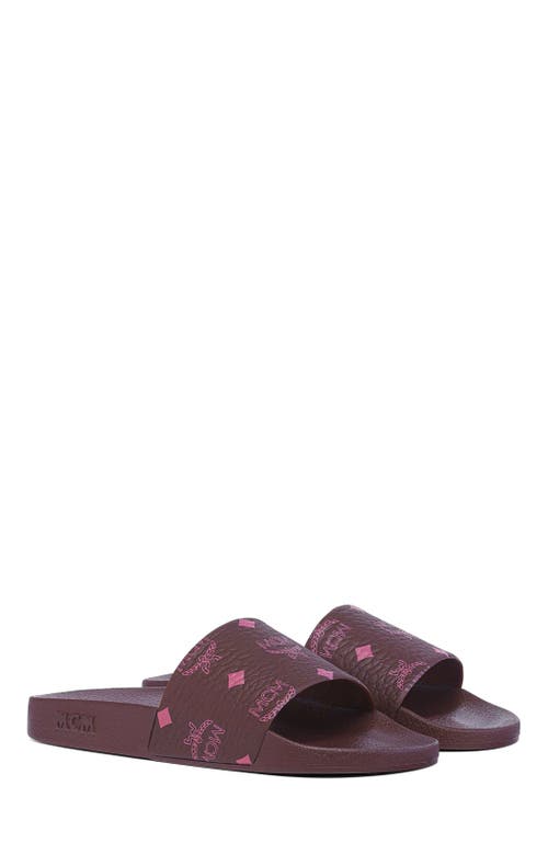 MCM MCM Monogram Print Rubber Slides