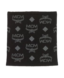 Mcm Mcm Neck Warmer in Monogram Wool Jacquard