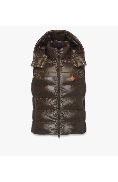 MCM MCM Puffer Down Vest w/ Detachable Hood