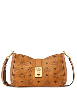 Mcm Mcm Tracy Small Visetos Leather Shoulder Bag