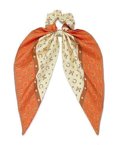 Mcm Mcm Upcycling Project Scarf Scrunchie in Organic Silk