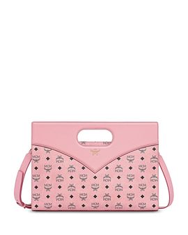 Mcm Mcm Visetos Canvas Shoulder Bag