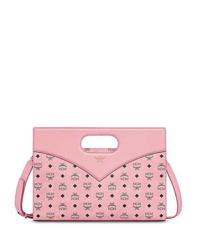 Mcm Mcm Visetos Canvas Shoulder Bag