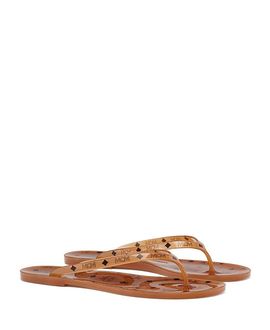 Mcm Mcm Women's Monogram Jelly Thong Sandals