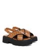 Mcm Mcm Women's Monogram Platform Sandals in Lambskin - 1