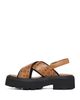 Mcm Mcm Women's Monogram Platform Sandals in Lambskin - 2