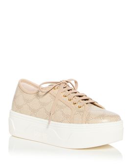 Mcm Mcm Women's Skyward Lauretos Platform Low Top Sneakers