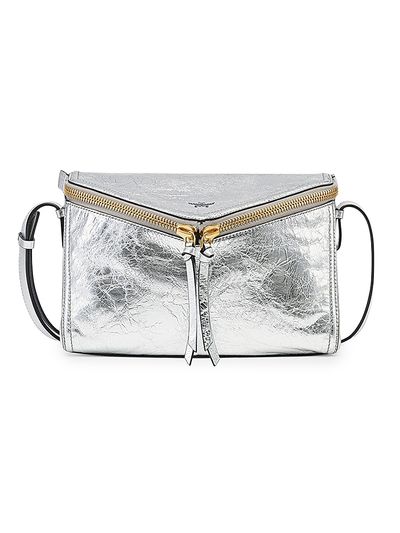 MCM Women's 3D Diamant Metallic Leather Shoulder Bag