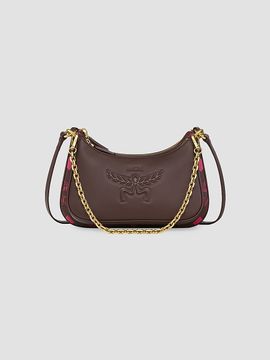MCM Women's Aren Maxi Laurel Monogarm Hobo Bag