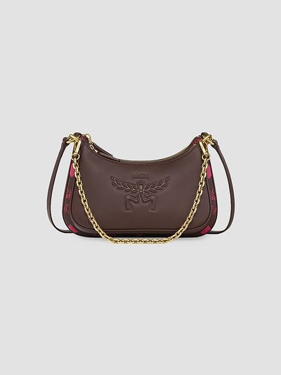 MCM Women's Aren Maxi Laurel Monogarm Hobo Bag
