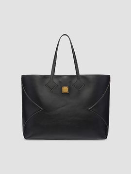 MCM Women's Dia Leather XL Shopper Tote Bag