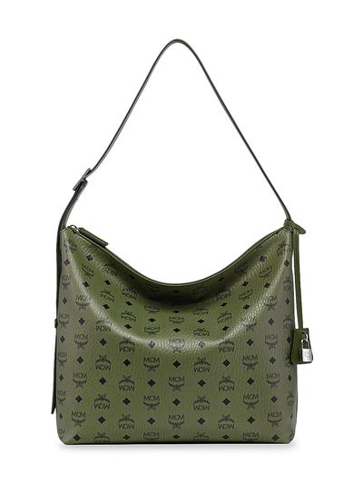 MCM Women's Large Aren Visetos Hobo Bag