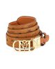 MCM Women's Reversible Mode Mena Leather Belt - 3