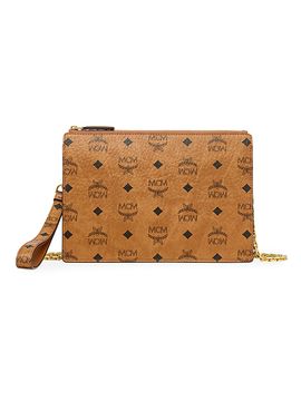 MCM Women's Small Aren Visetos Pouch