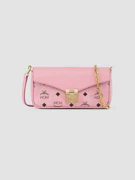 MCM Women's Tracy Visetos Mini Faux-Leather Crossbody Bag