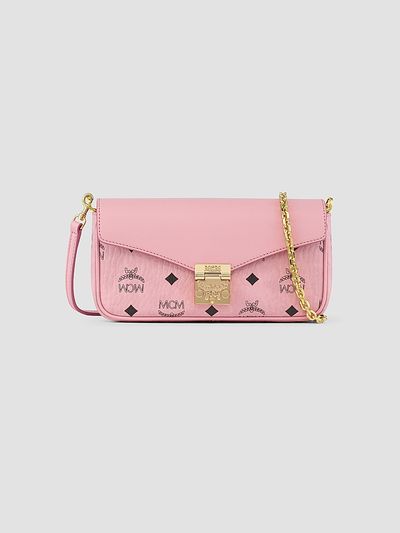 MCM Women's Tracy Visetos Mini Faux-Leather Crossbody Bag