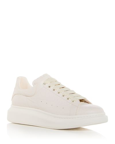 Mcqueen Alexander McQUEEN Men's Grainy Leather Oversized Sneaker