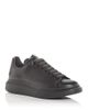 Mcqueen Alexander McQUEEN Men's Oversized Leather Heel Detail Sneakers - 1