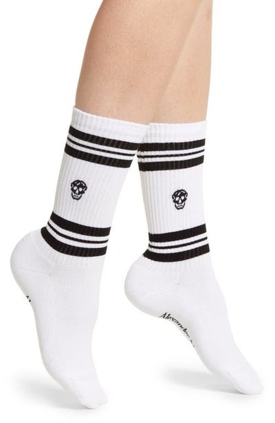McQueen Alexander McQueen Skull Stripe Socks