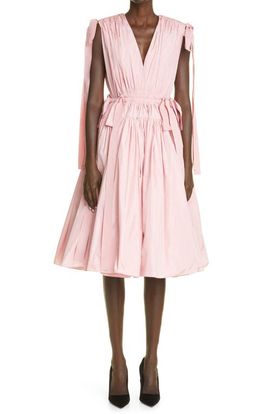 Alexander McQueen - Asymmetric Denim Dress in Black at Nordstrom