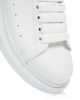 Mcqueen Alexander McQueen Women's Denim Heel Tab Oversized Platform Sneakers - 6