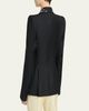 McQueen Beaded Lapel Single-Breasted Jacket - 3