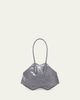 McQueen Manta Shoulder Bag in Metallic Leather - 2