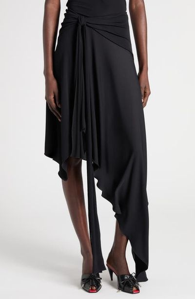 McQueen McQueen Asymmetrica Jersey Skirt