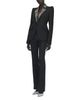 Mcqueen McQueen Bead & Crystal Embroidered Lapel Single Breasted Jacket - 4