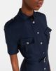 McQueen McQueen Belted shirt dress - 4