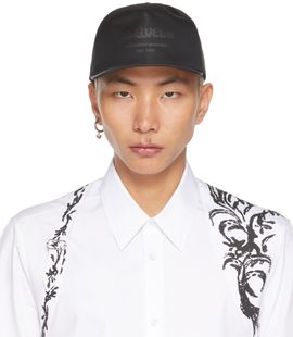 McQueen McQueen Black Graffiti Cap