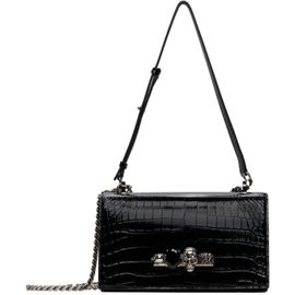 McQueen McQueen Black Jewelled Satchel