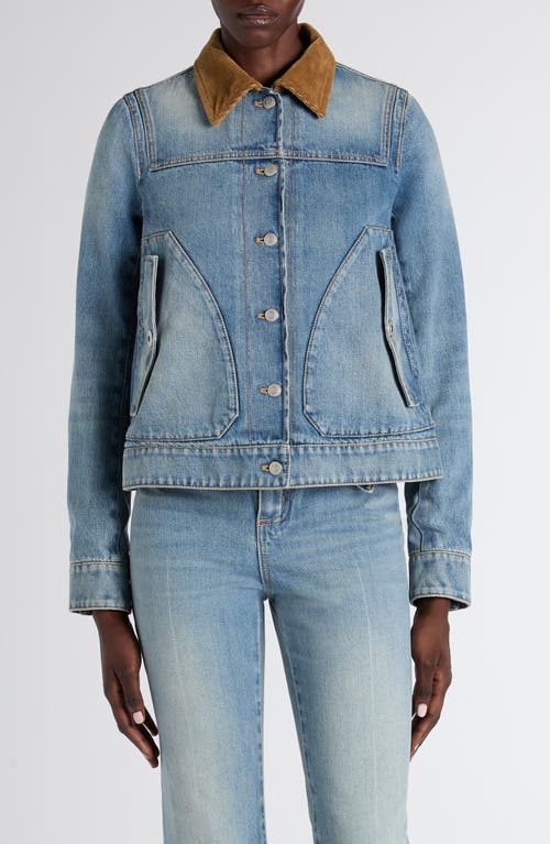 McQueen McQueen Boxy Denim Jacket