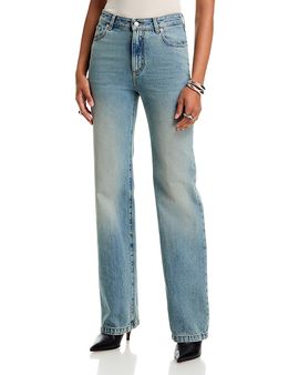 Mcqueen McQueen Certified Indigo Straight Leg Jeans in Electric Blue