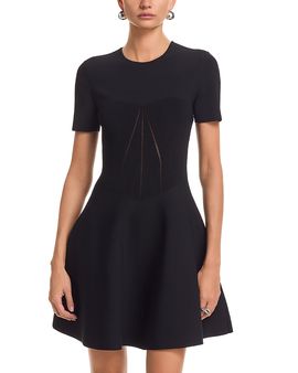 Mcqueen McQueen Compact Knit Mini Dress