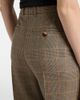 McQueen McQueen Country Check high-rise wool straight pants - 6
