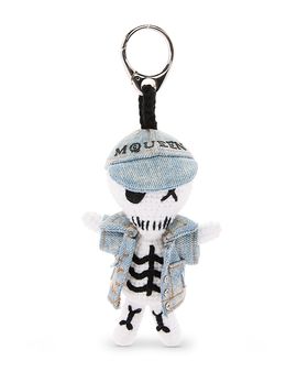 Mcqueen McQueen Crochet Denim Skelly Charm