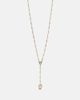 McQueen McQueen Crystal-embellished necklace - 1
