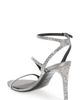 McQueen McQueen Crystal Embellished Ankle Strap Sandal - 2