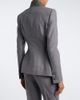 McQueen McQueen Double-breasted peplum wool blazer - 6