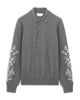 Mcqueen McQueen Embroidered Floral Sweater Polo Shirt - 4
