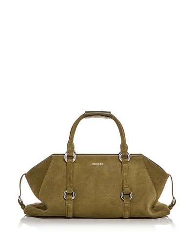 Mcqueen McQueen Farringdon Suede Bag